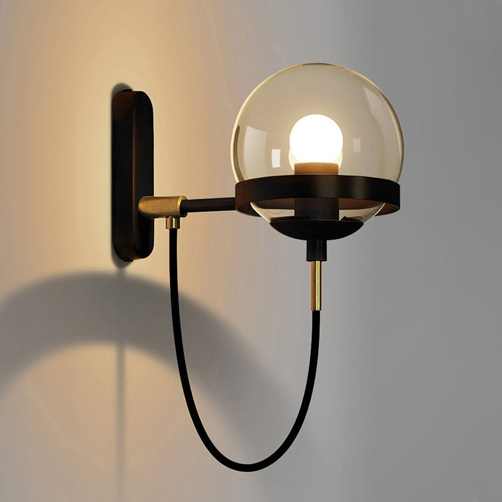 Unik Glass Ball Vegglampe | Luvikno