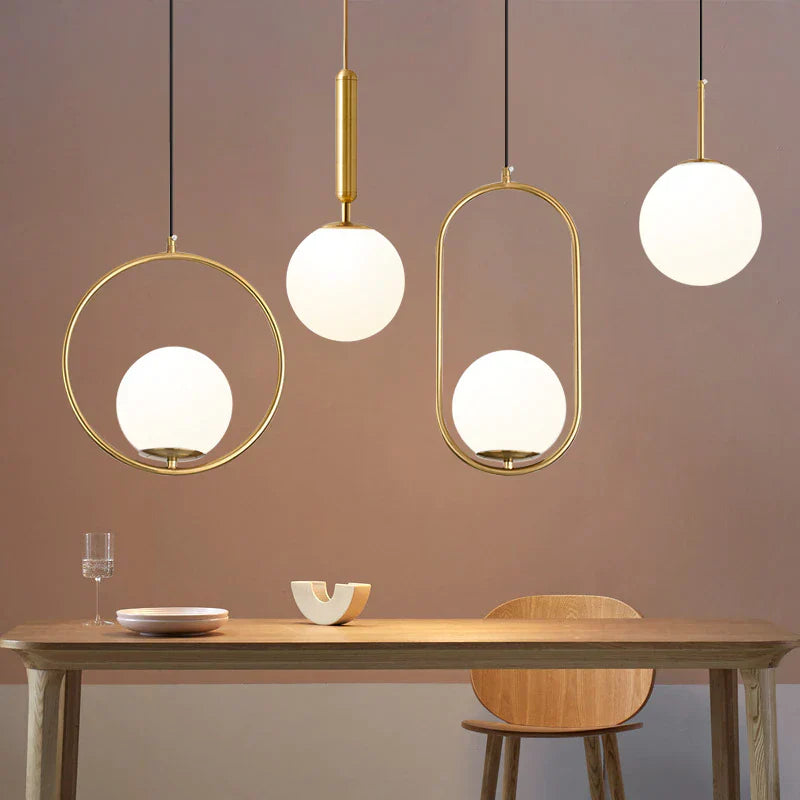 Nordic Glass Pendant Lamps | Luvikno