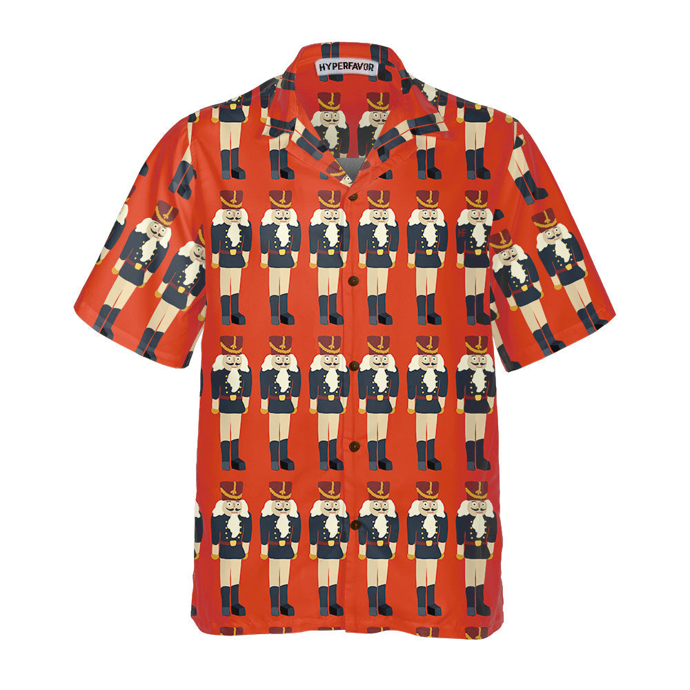 Luvik | Saumaton jouluteemainen Havaiipaita Nussknacker, hauska joulupaita, joululahja