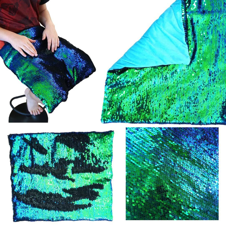 Damer Glitrende Paillett-Poncho Luvikno