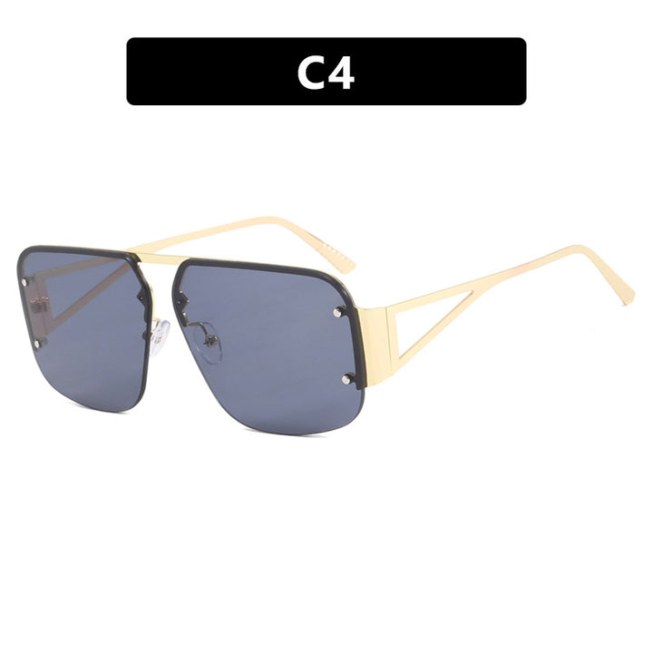 Damer optisk brille med elegant, geometrisk design og høykvalitets metallramme Luvikno