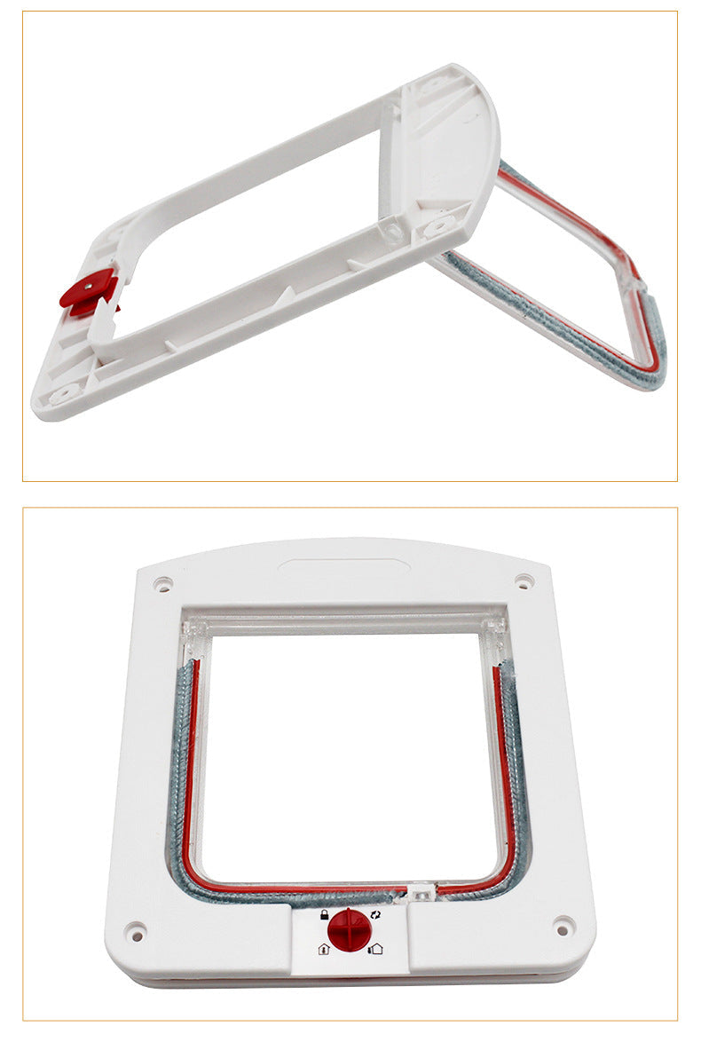4 Way Pet Door for Cats and Dogs Luvikno