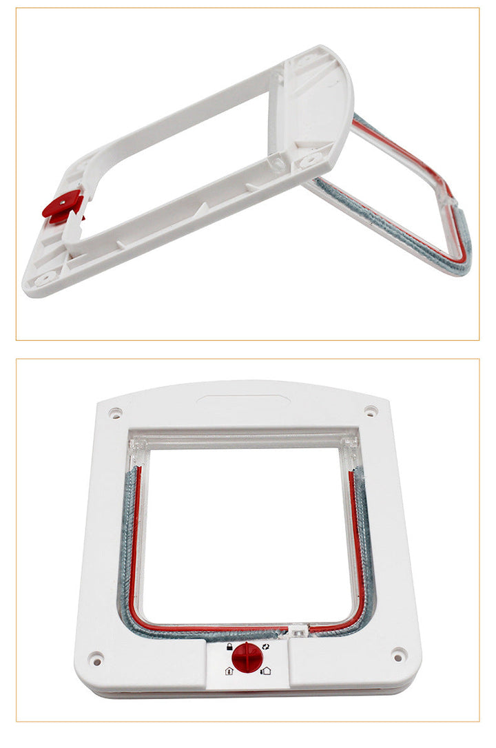 4 Way Pet Door for Cats and Dogs Luvikno