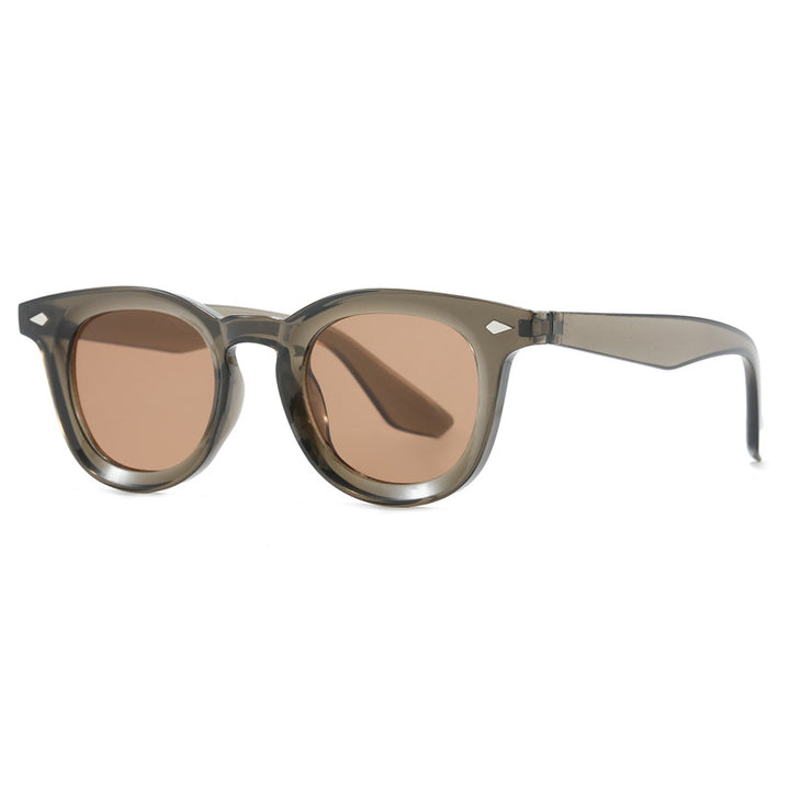 Damen modische Cat-Eye solbrille med transparent ramme Luvikno