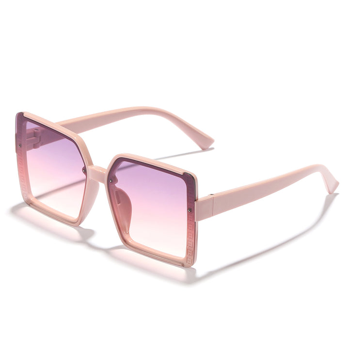 Dame oversized solbriller med stilramme Luvikno