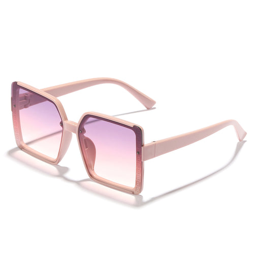 Dame oversized solbriller med stilramme Luvikno