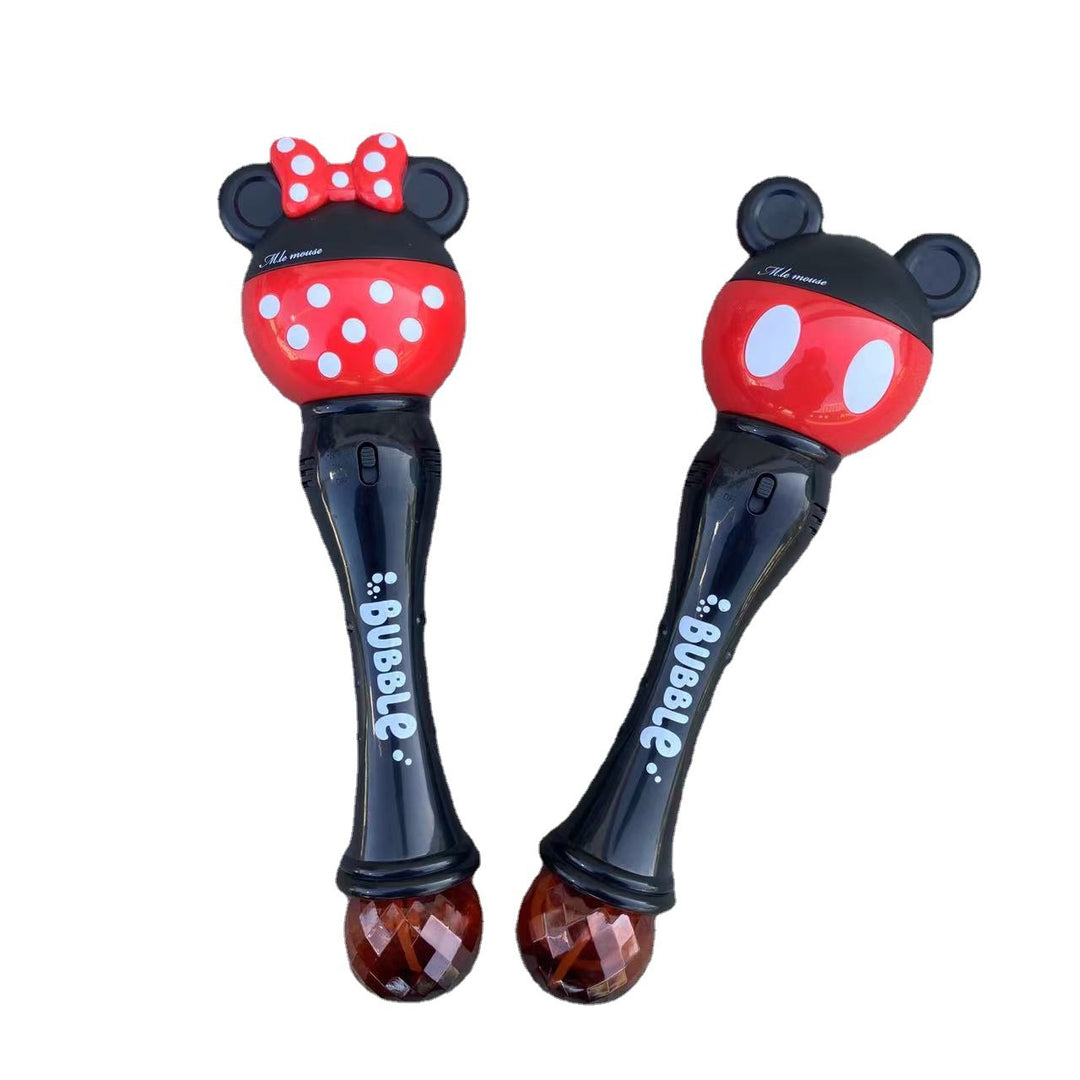 Dame Barne Boble Pistol med Mickey Mouse og Minnie Mouse Design Luvikno