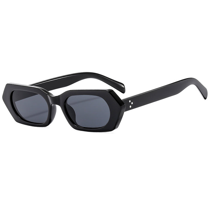 Damer moteriktig solbrille med stilig geometrisk design Luvikno