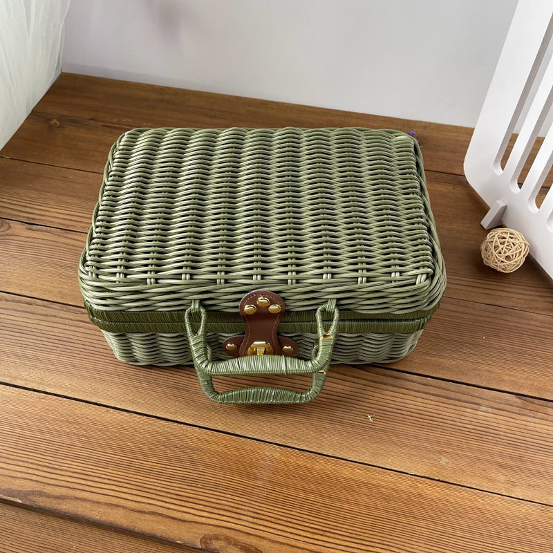 Dame Rattan Håndveske Luvikno