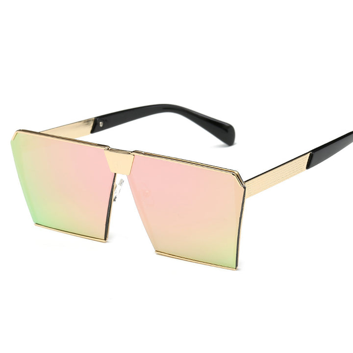 Dame oversized solbrille med markant kvadratisk design Luvikno