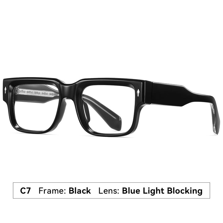 Dame solbrille i moderne, kantet design Luvikno