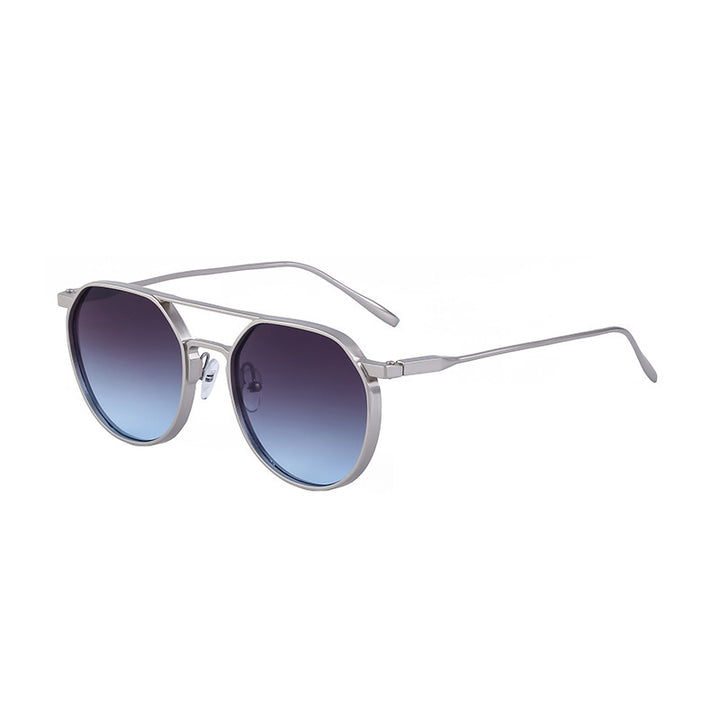 Dame moterik solbrille i stilfullt rundt design Luvikno