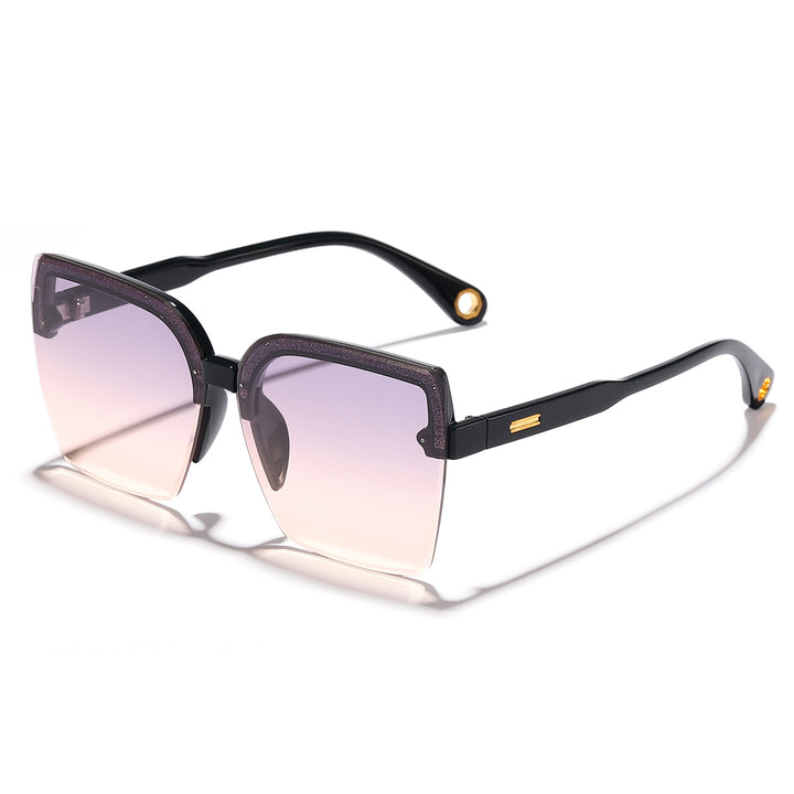 Dame moter solbrille med elegant gradient-design Luvikno