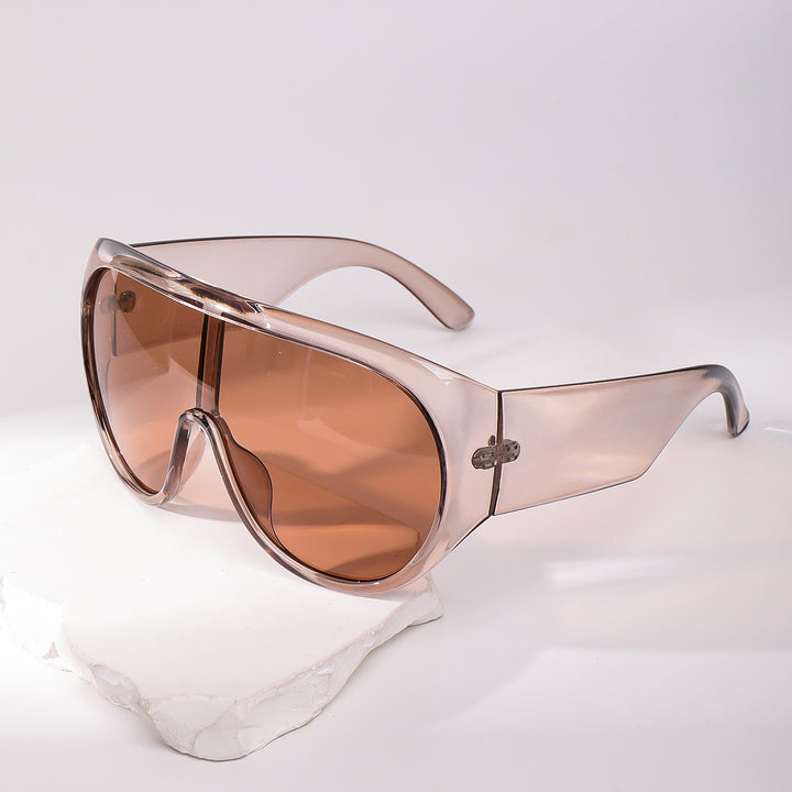 Dame oversized solbriller i moderne design med UV-beskyttelse Luvikno