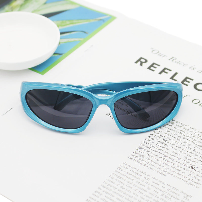 Damer Sporty solbrille med høykvalitets UV-beskyttelsesmateriale Luvikno