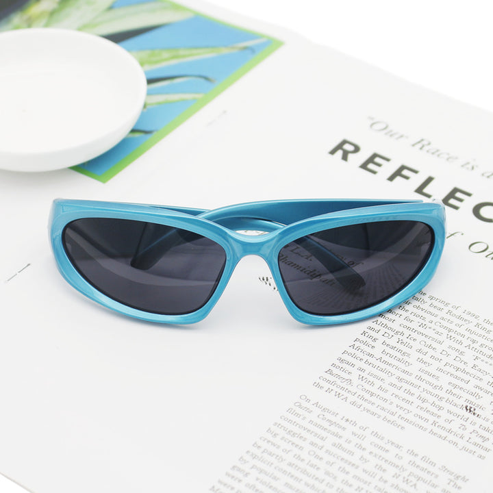Damer Sporty solbrille med høykvalitets UV-beskyttelsesmateriale Luvikno