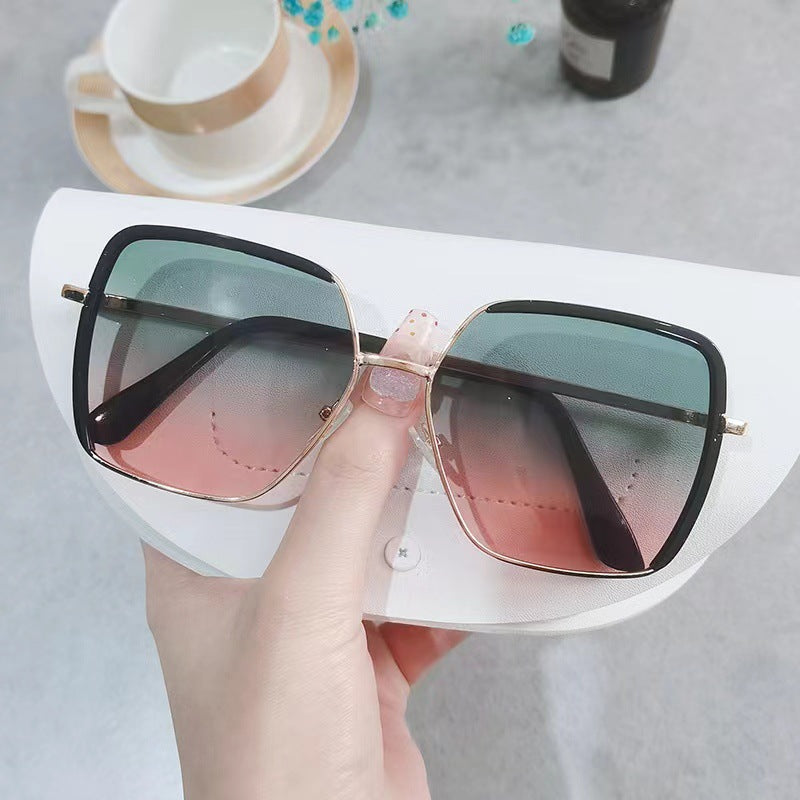 Dame stilige oversized solbriller Luvikno