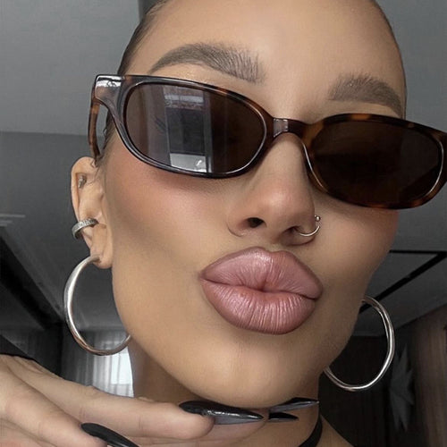 Dame moteriske Cat-Eye solbriller med UV-beskyttelse og lett ramme Luvikno