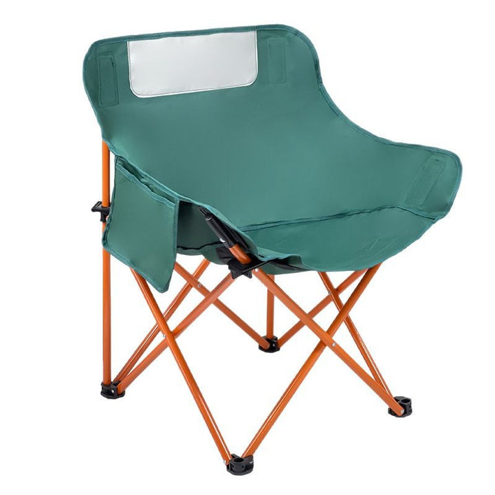 Dame Faltstol med komfortabel ryggstøtte og koppholder Luvikno