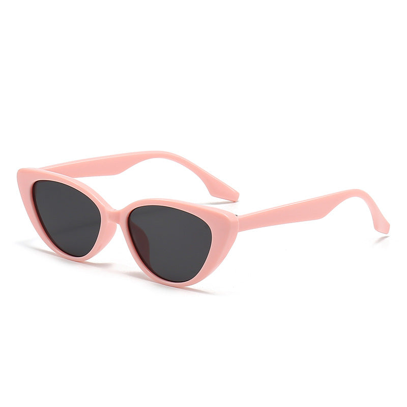 Dame stilige Vintage-solbriller i Cat-Eye-stil Luvikno