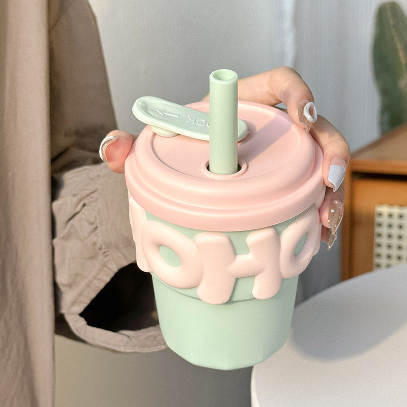 Damen lustige Trinkbecher mit tierischem Motiv Luvikno