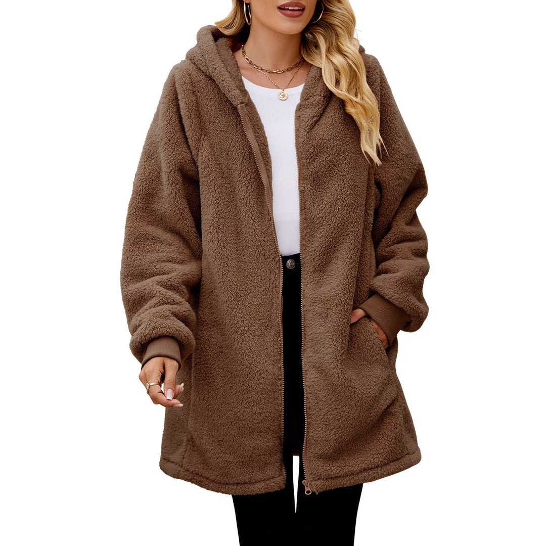 Luvik | Dame Komfortabel Fleece-Jakke med Lang Jakke