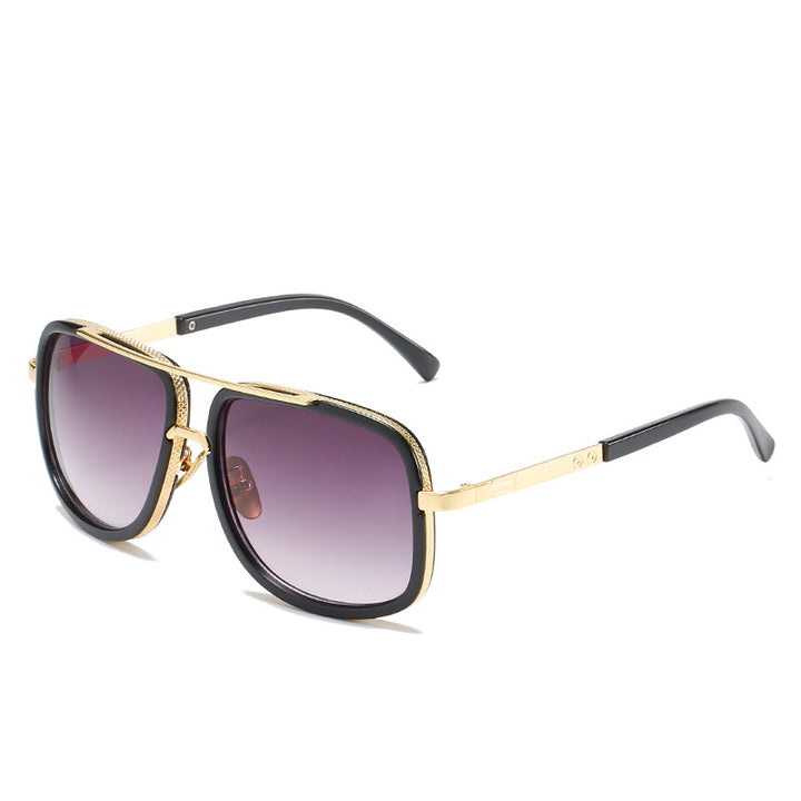 Dame kvadratisk solbrille med luksuriøse detaljer Luvikno