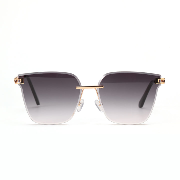 Dame moterøkt solbrille med filigranramme og UV-beskyttelse Luvikno