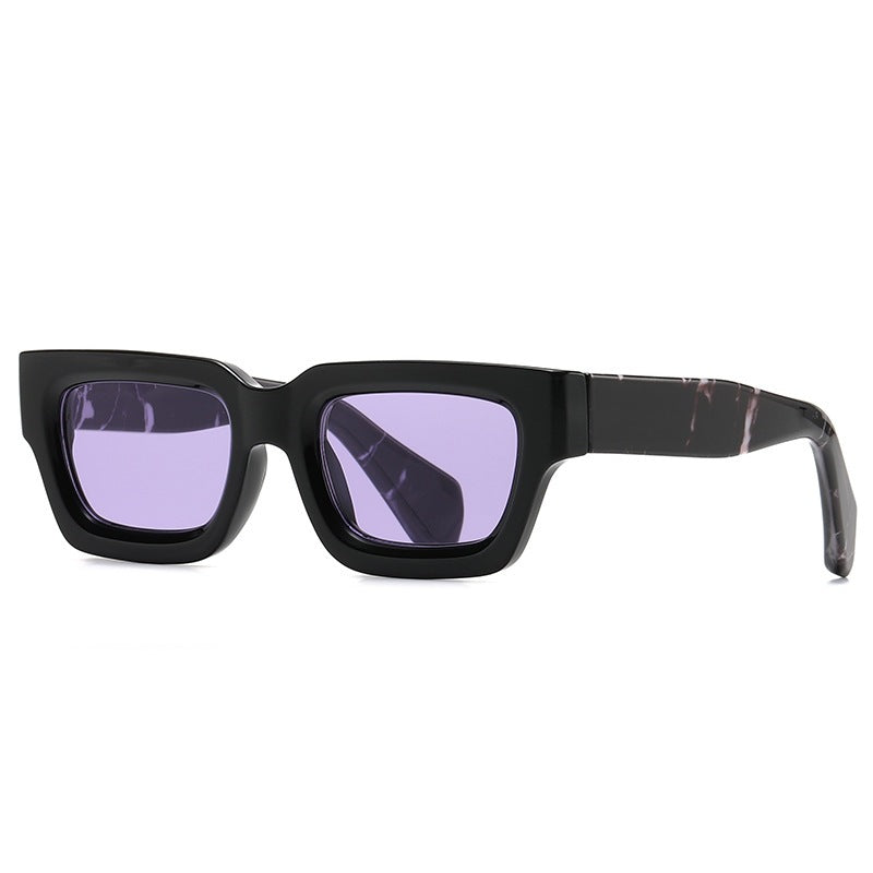 Dame oversized solbriller i moderne, kantete design Luvikno