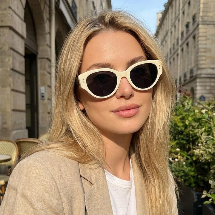 Dame Motetisk Solbrille i Retro-stil Luvikno