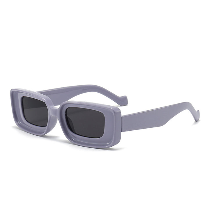Dame moteriktig firkantet solbrille med innovativt design Luvikno