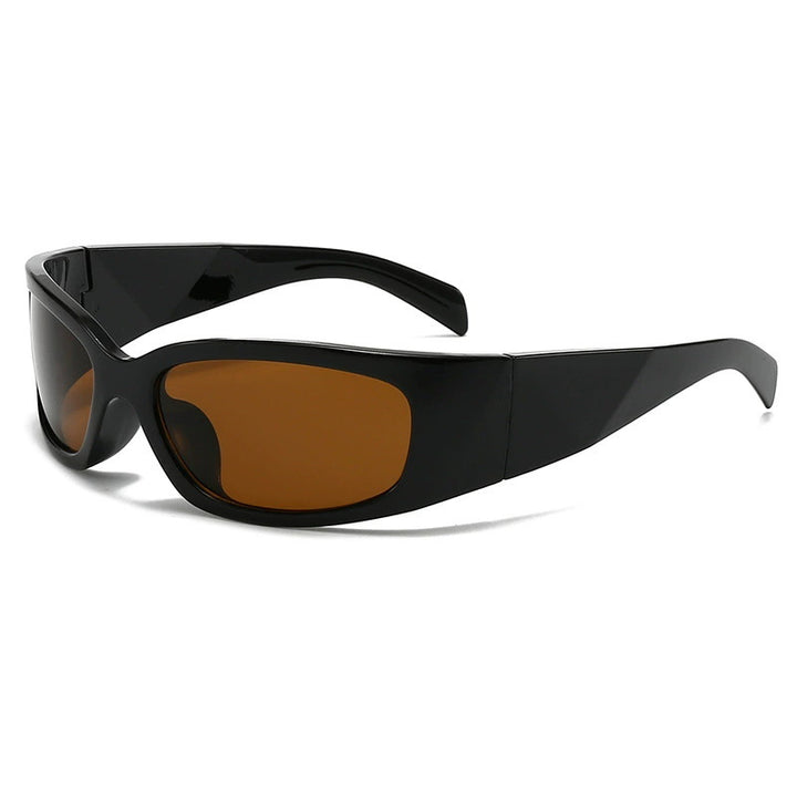 Dame sporty solbriller med moderne, ergonomisk design Luvikno