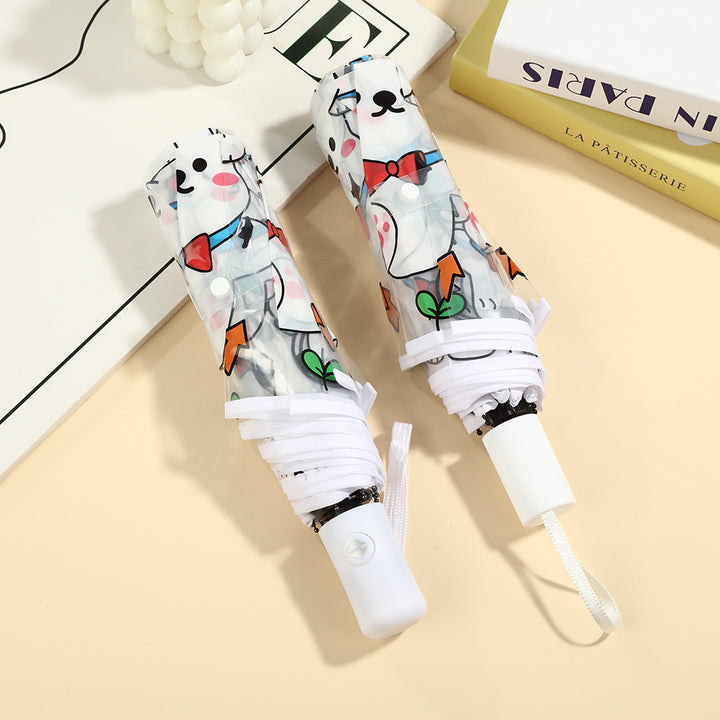 Damer kjæledyrmotiv paraply Luvikno