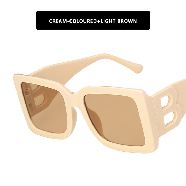 Dame moteriktig solbrille i trendy leoparddesign Luvikno