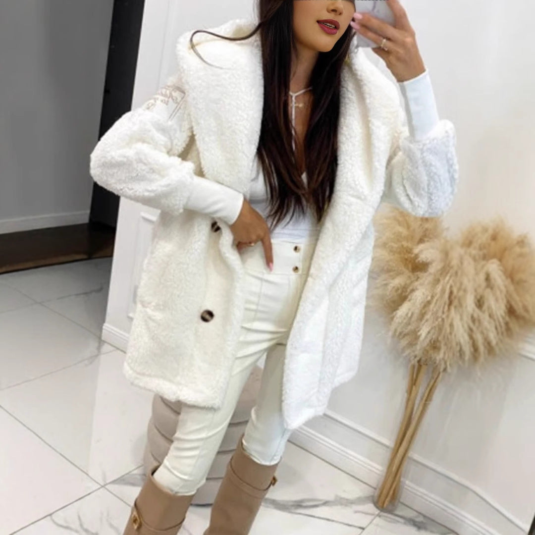 Luvik | Dame Oversized Teddyjakke