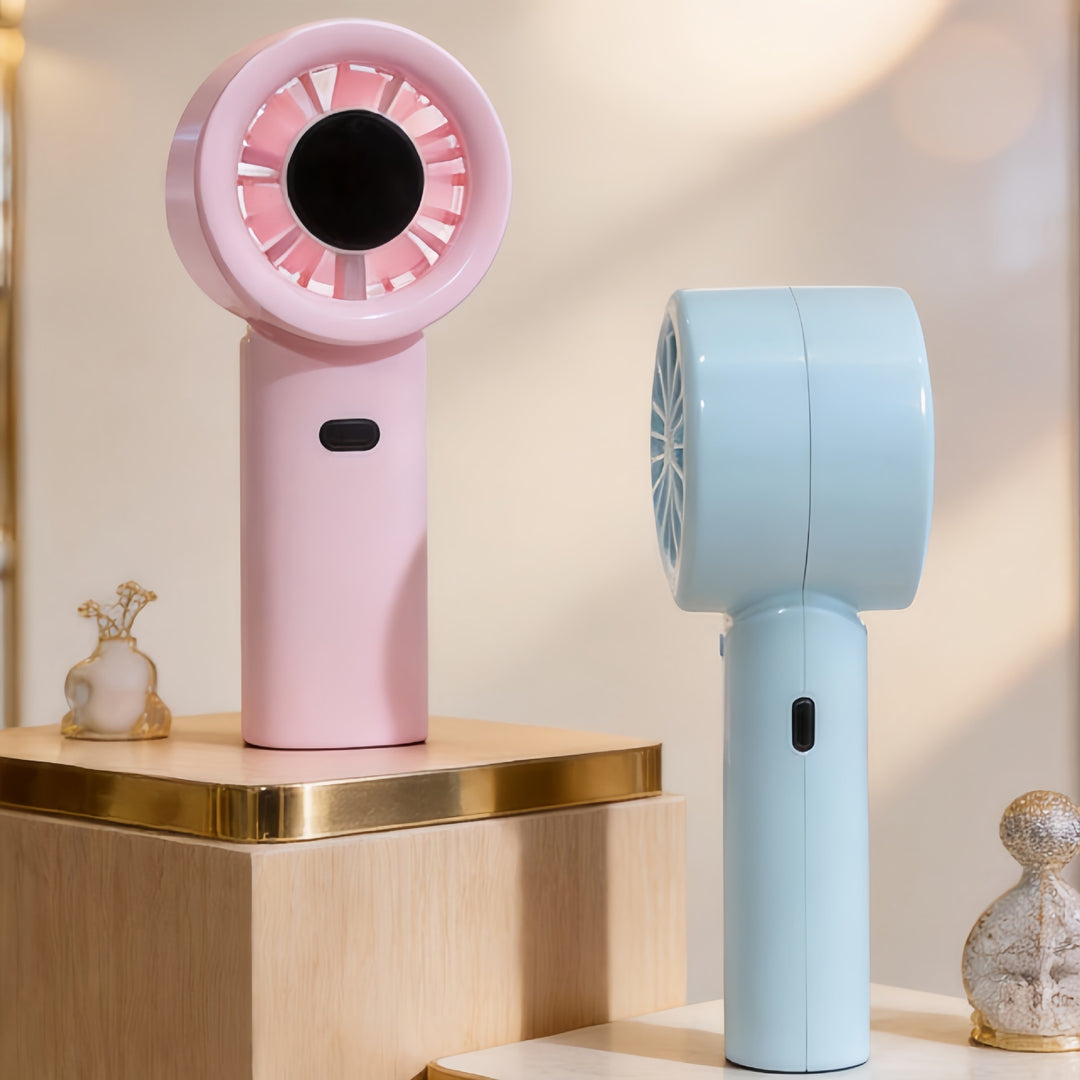 Dame bærbar mini-håndvifte med innovativt design Luvikno
