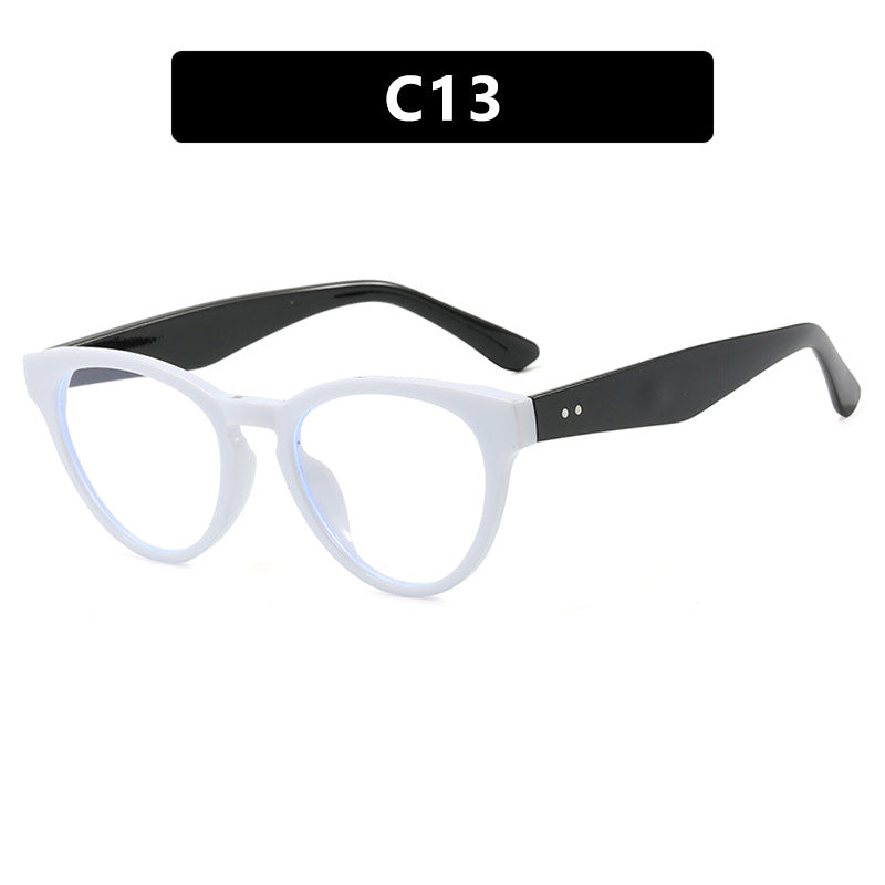 Dame cat-eye solbriller med UV-beskyttelse og moteramme Luvikno
