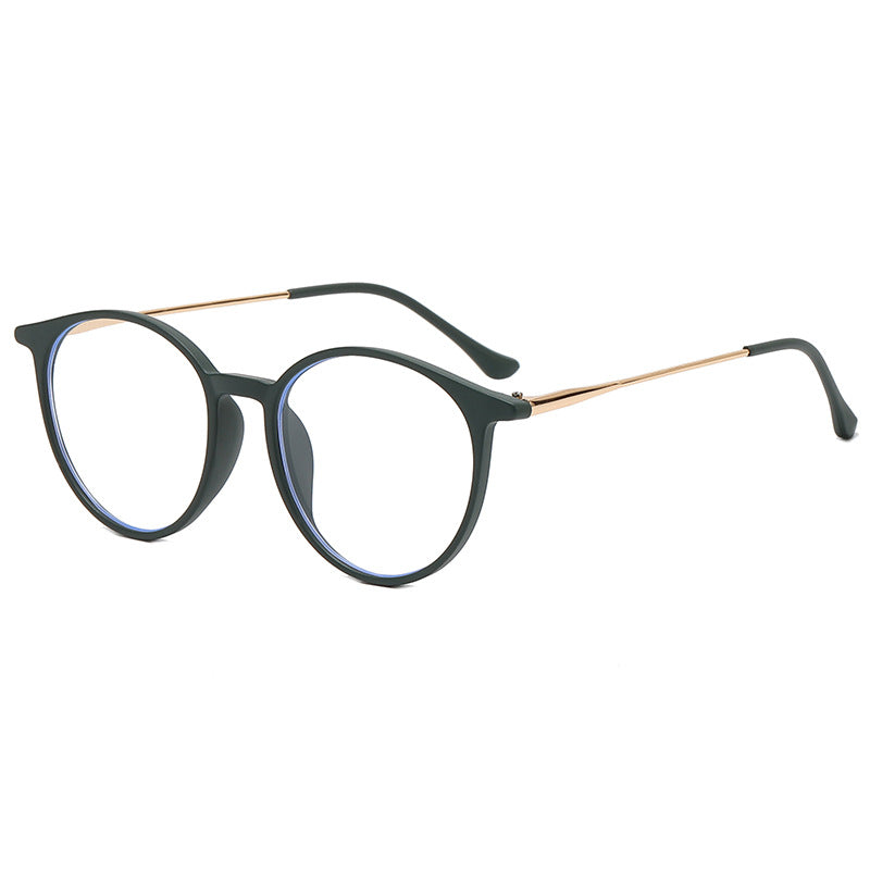 Dame modische runde briller med filigran design Luvikno