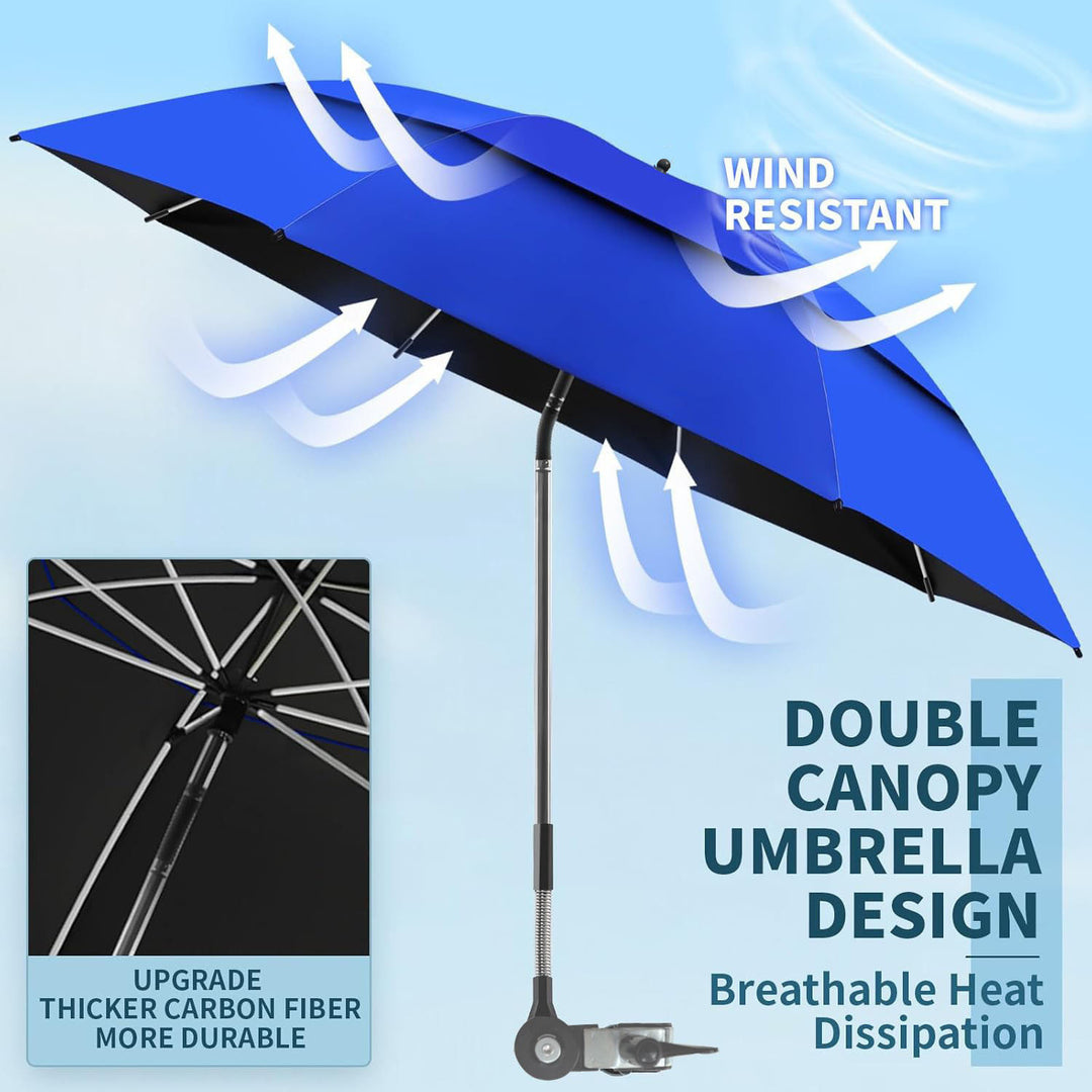 Dame Justerbar Strandparasol Luvikno