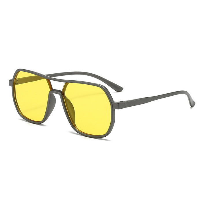 Dame trendy oversized solbriller i moderne design Luvikno
