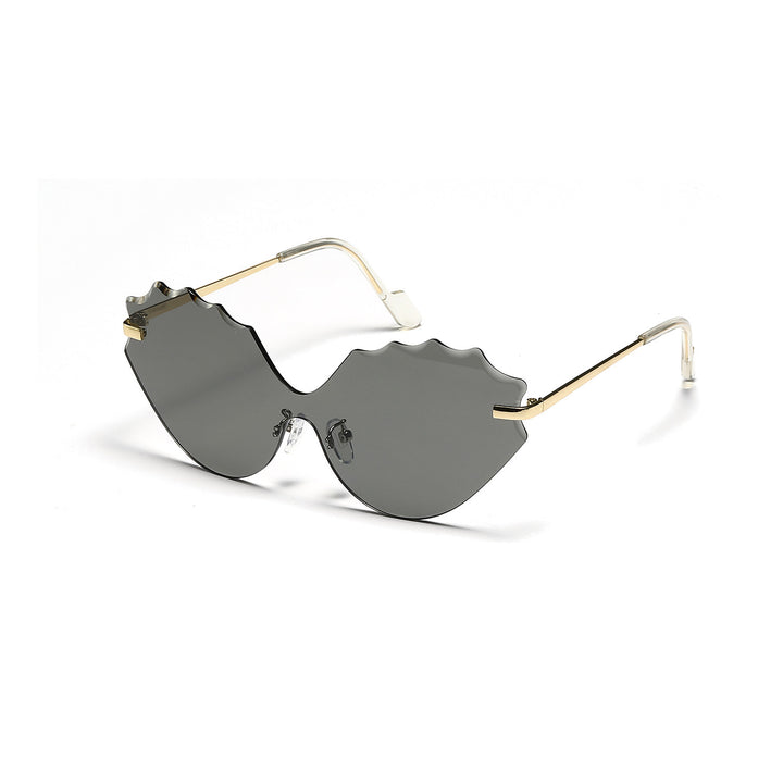 Dame solbrille med unik bølgedesign Luvikno