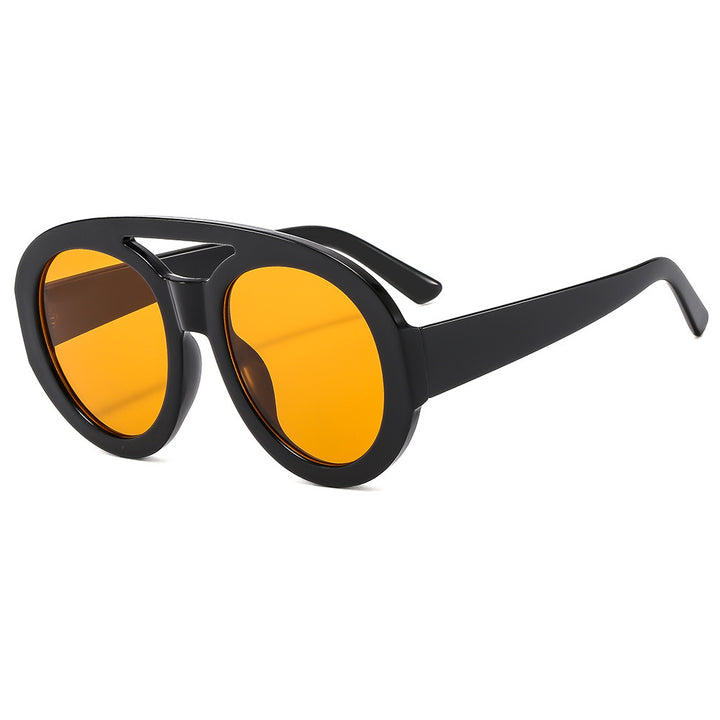 Dame Mote Solbriller i futuristisk oversized-design Luvikno