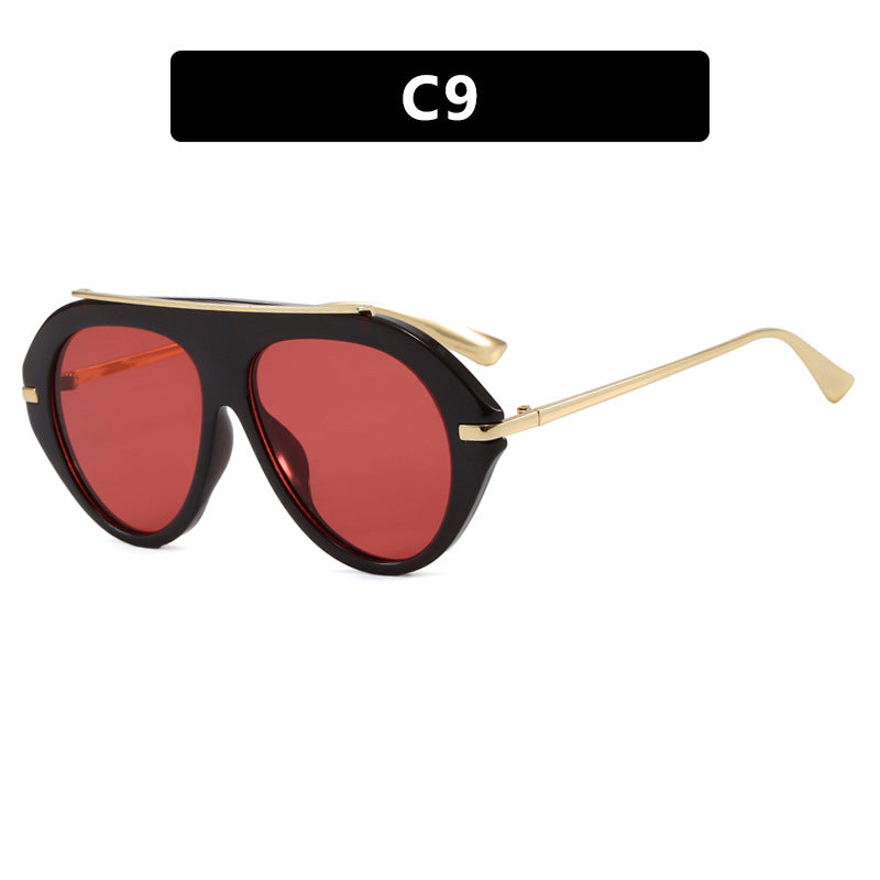 Dame solbrille i elegant heksagon-design Luvikno