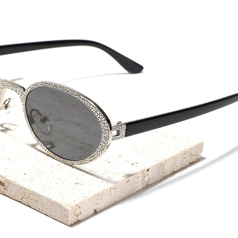 Dame Glamourøs solbrille med glitrende rammedekorasjon Luvikno