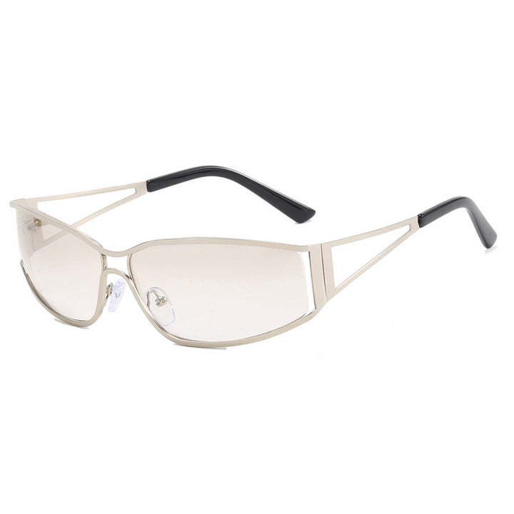 Damer sporty solbrille i futuristisk stil Luvikno