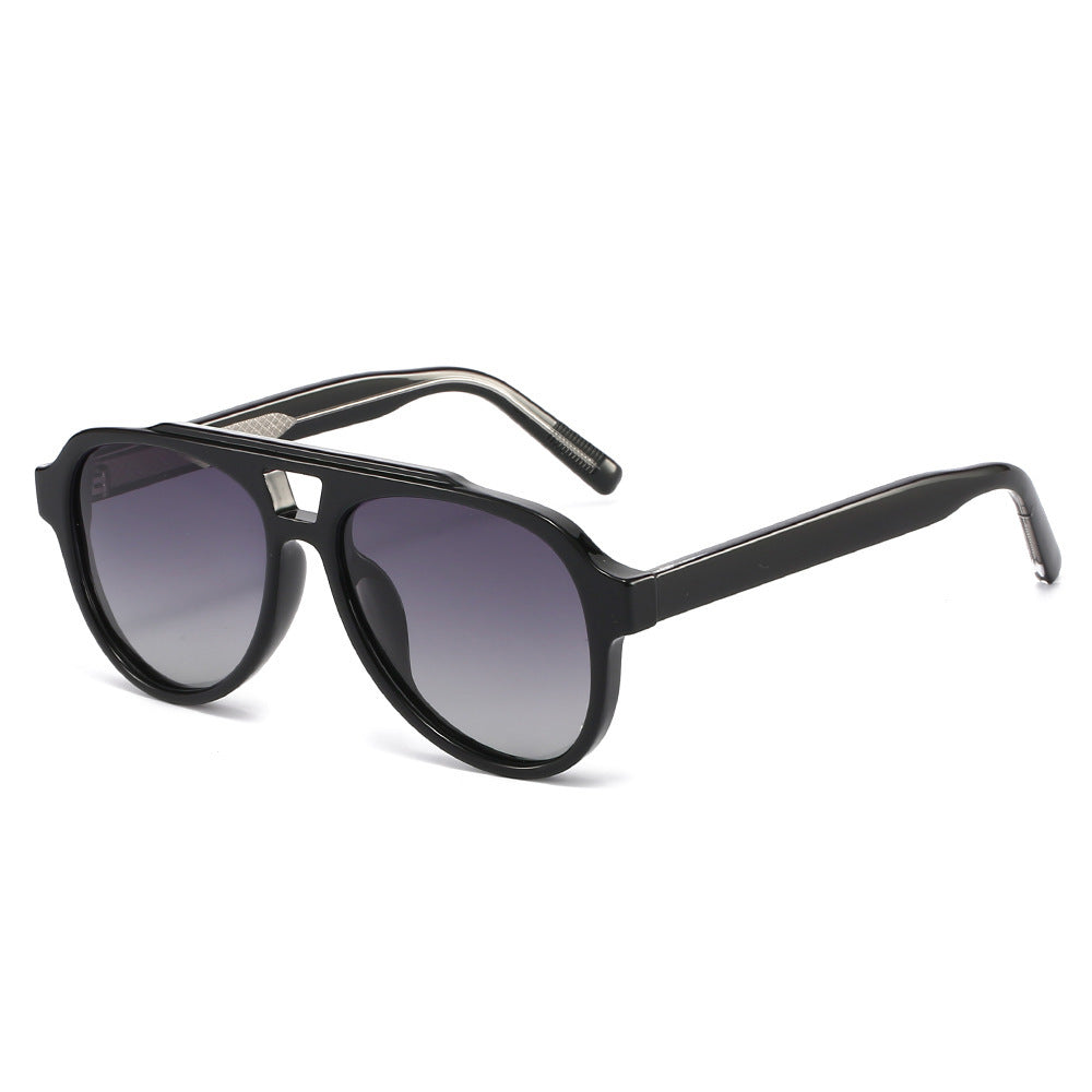 Dame Vintage solbrille med høy kvalitet UV-beskyttelse og moderne skilpaddemønster Luvikno