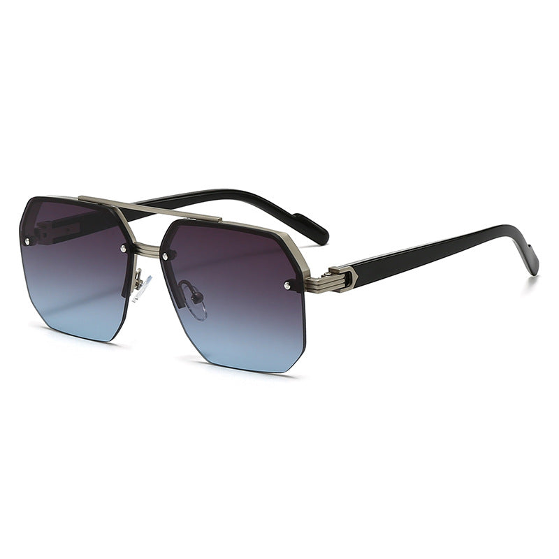 Dame moteriktig solbrille i trendy sekskant-design Luvikno