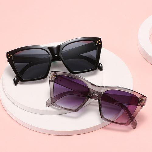 Dame stor moteriktig solbrille Luvikno