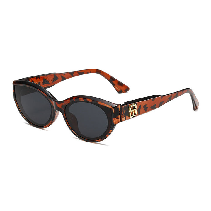 Dame trendy Cat-Eye solbriller med luksuriøs design Luvikno