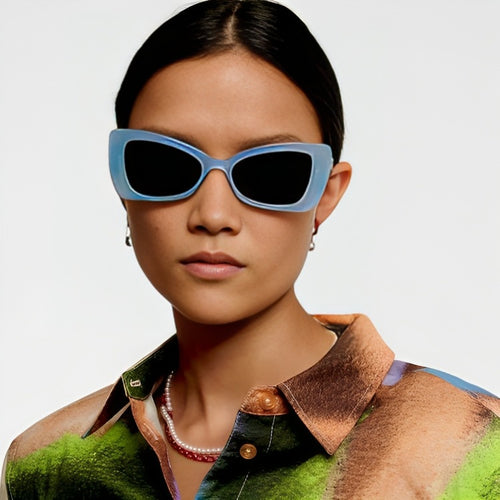 Dame Cat-Eye solbriller i elegant design Luvikno